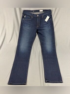 AG Jeans Tellis Modern Slim Denim 34 x 34 Bouroughs Cotton Polyurethane NWT $215